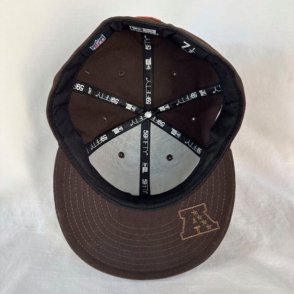 Cleveland Browns Hat - Size 7 1/2 - Picture 10 of 14